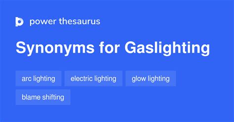 gaslighting synonyms and antonyms
